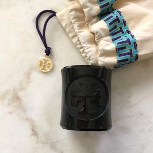 Tory Burch beautiful black cuff bracelet
